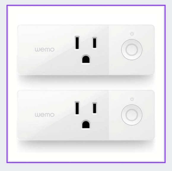 š„SEALED/2-PACK WEMO WIFI SMART PLUGS-NEW IN PACKAGE!! - Picture 3 of 9